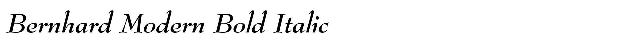 Bernhard Modern Bold Italic image
